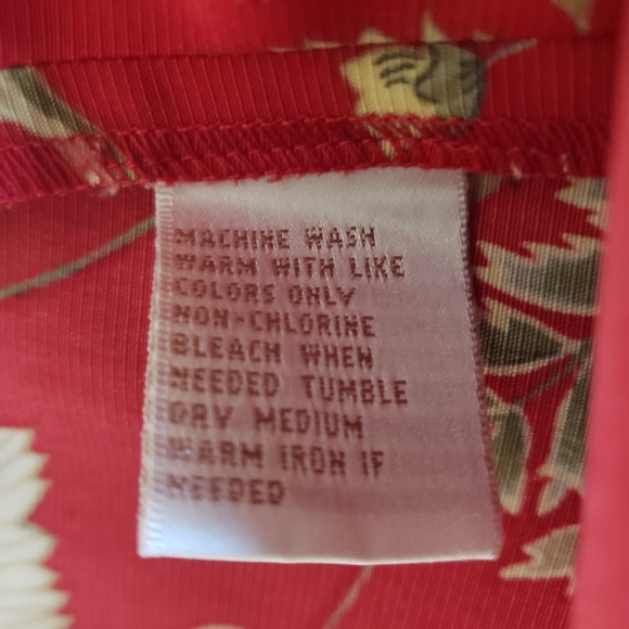 EP Pro Red Floral Golf Skort size 6 Chinoiserie - Picture 13 of 14